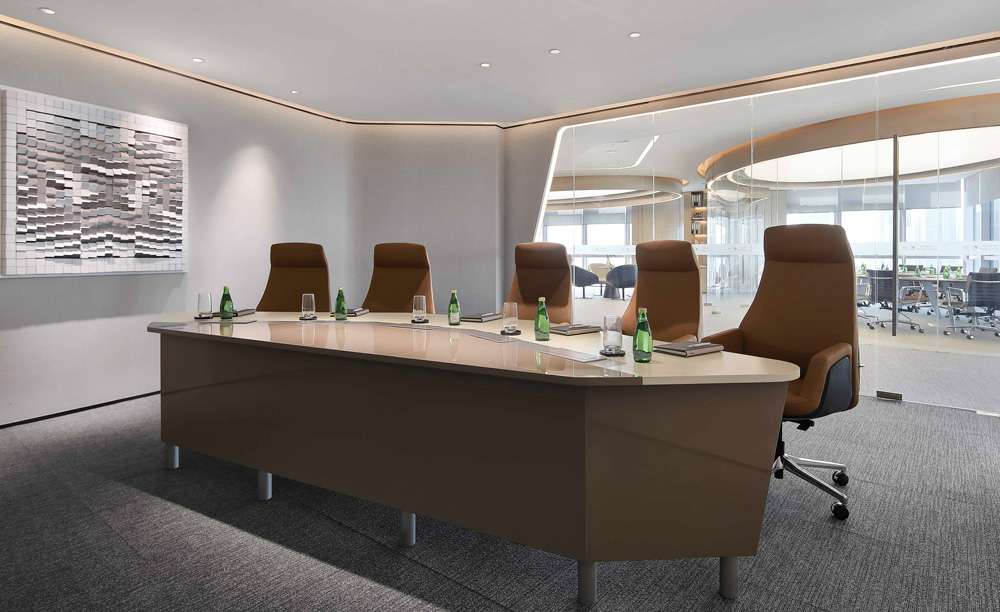 鄭州科技企業(yè)展廳裝修設計案例效果圖