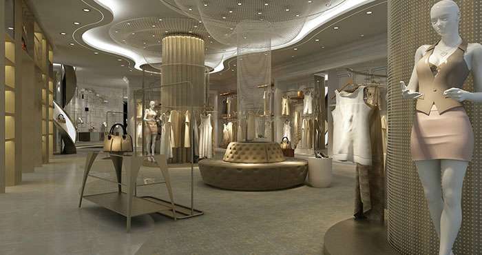 鄭州女裝服飾專(zhuān)賣(mài)店裝修設(shè)計(jì)案例