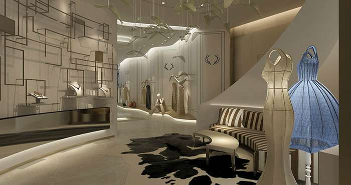 鄭州女裝服飾專(zhuān)賣(mài)店裝修設(shè)計(jì)案例