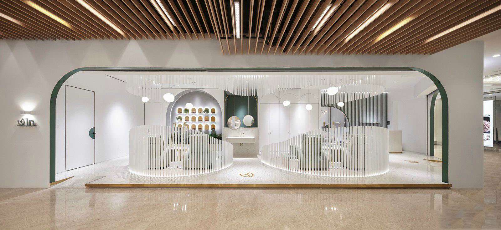 鄭州美甲店裝修設(shè)計效果圖