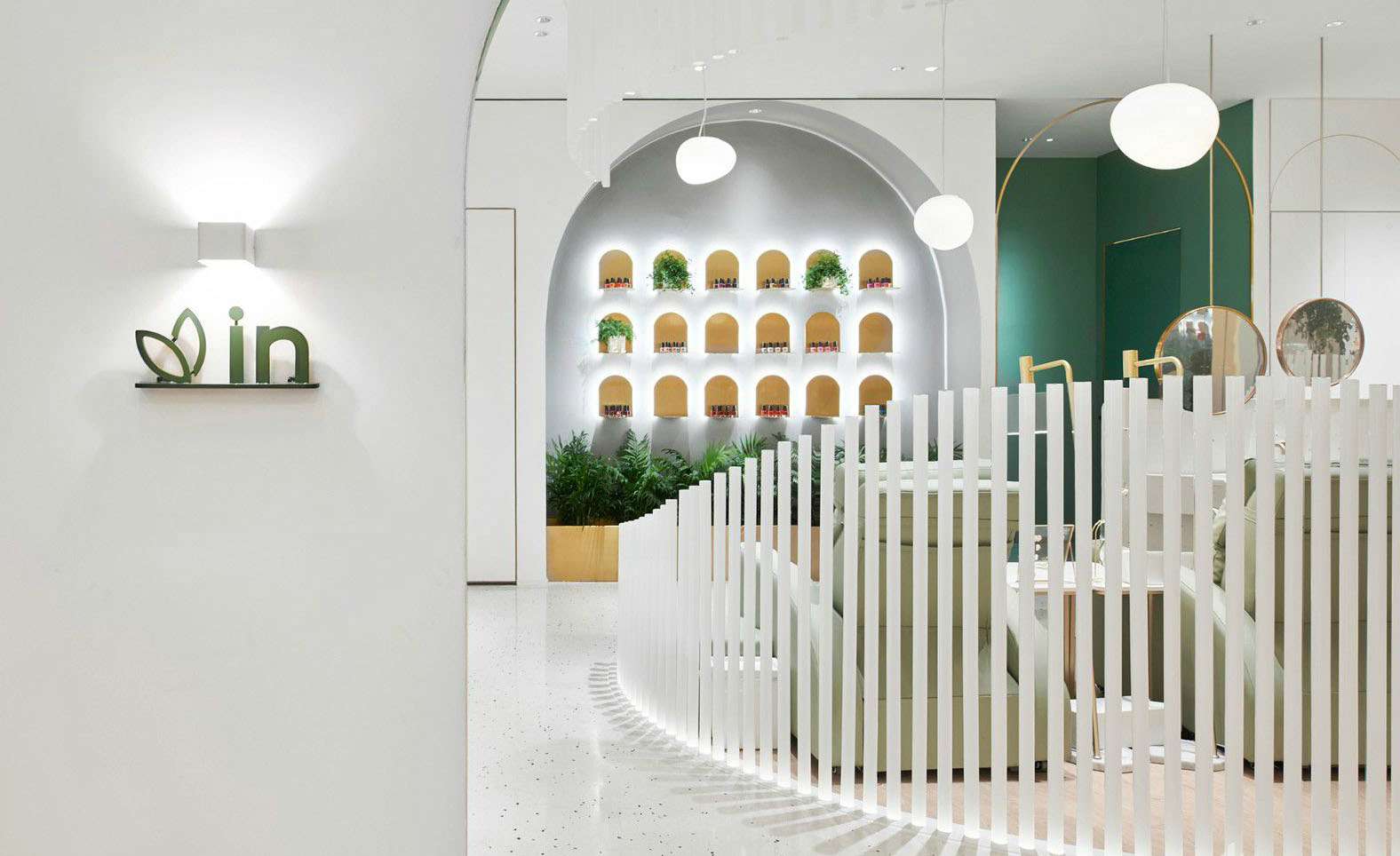 鄭州美甲店裝修設(shè)計效果圖