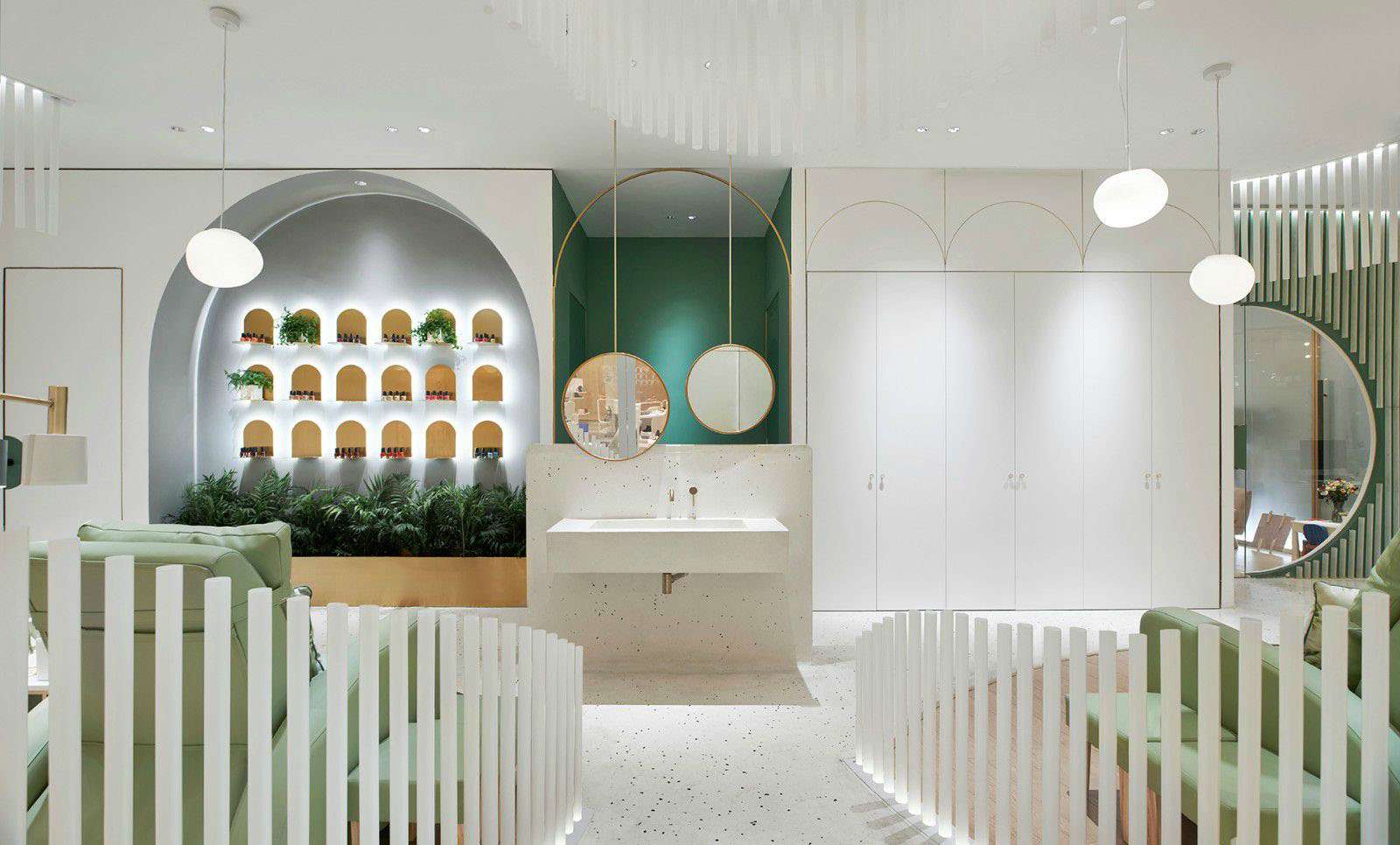 鄭州美甲店裝修設(shè)計效果圖