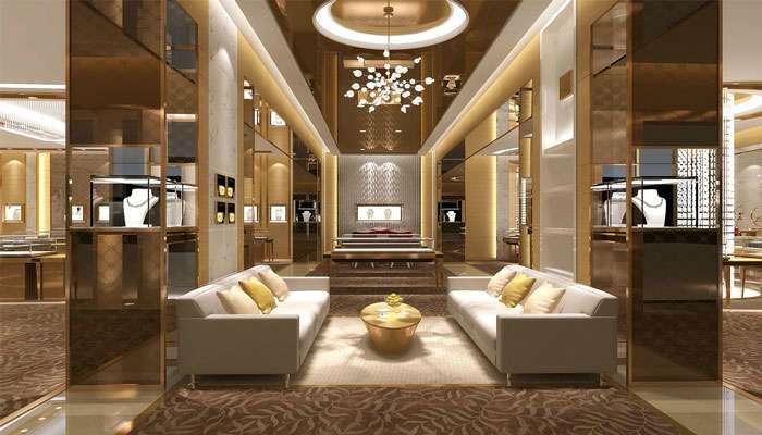 珠寶連鎖品牌店裝修設(shè)計效果圖