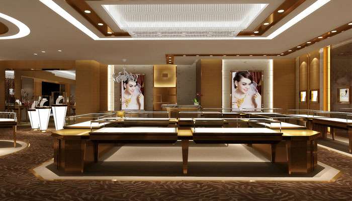 珠寶連鎖品牌店裝修設(shè)計效果圖