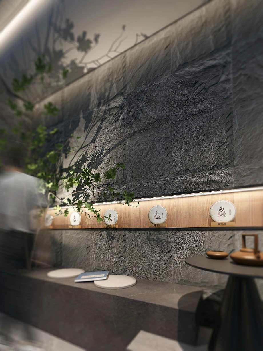 茶葉品牌形象店設(shè)計(jì)效果圖