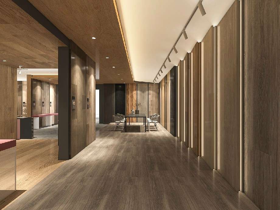 鄭州品牌地板專(zhuān)賣(mài)店裝修效果圖