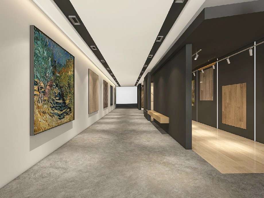 鄭州品牌地板專(zhuān)賣(mài)店裝修效果圖