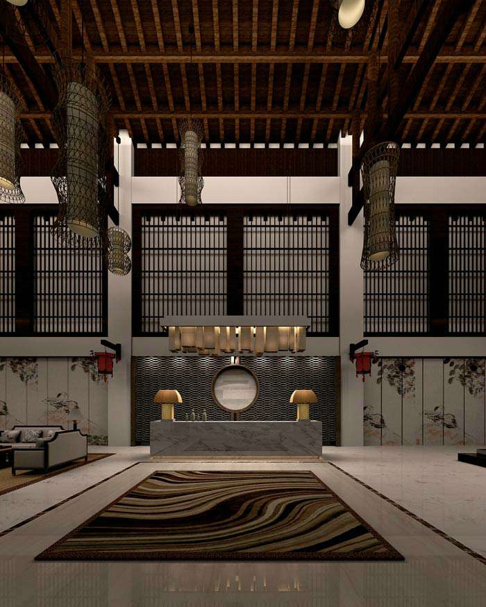 760平米中式餐廳裝修設(shè)計(jì)效果圖