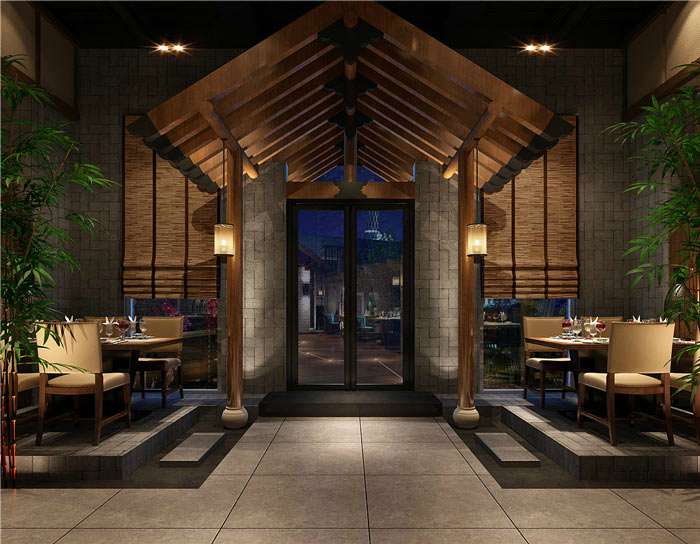 鄭州中式餐廳裝修設(shè)計效果圖