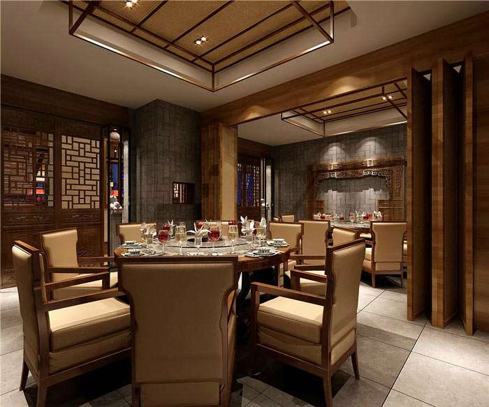 鄭州中式餐廳裝修設(shè)計效果圖