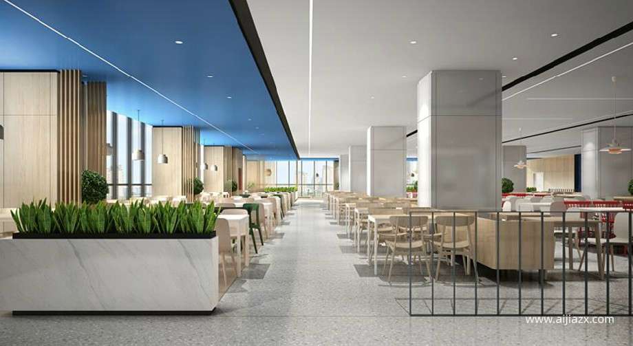 鄭州大學食堂裝修設計,大學飯?zhí)迷O計方案