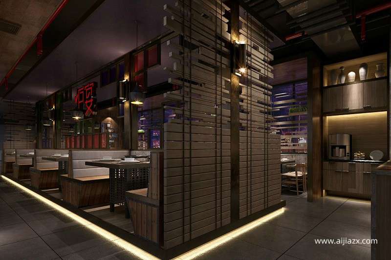 火鍋店裝修設計方案，一套完整的火鍋店設計方案