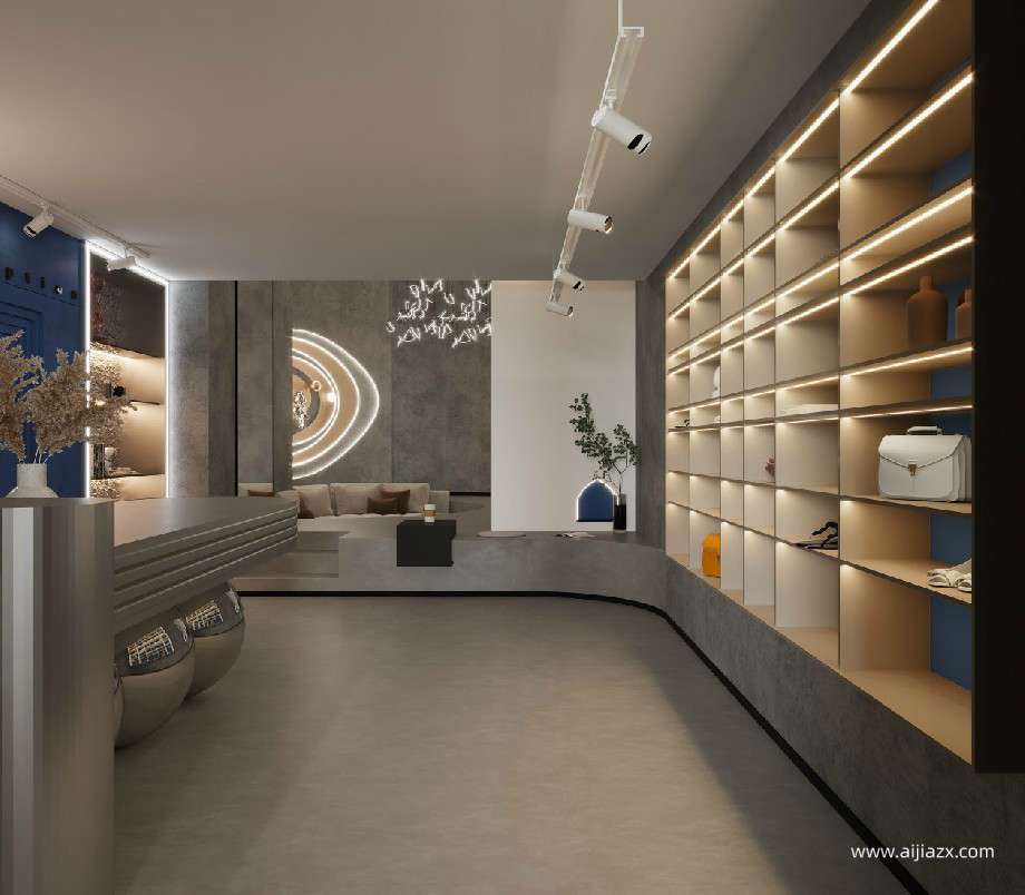 鄭州商場(chǎng)女裝專(zhuān)賣(mài)店設(shè)計(jì)效果圖