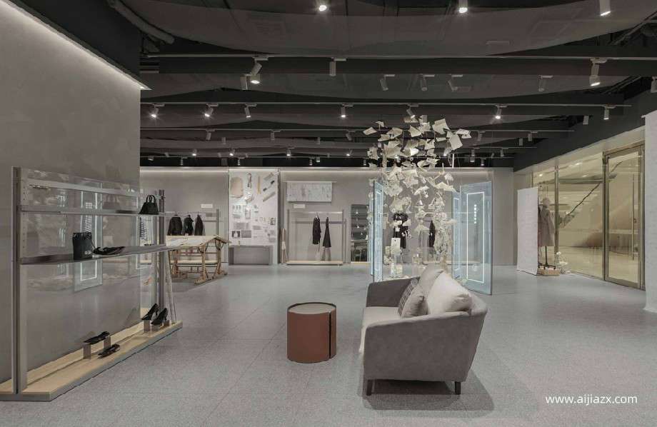 鄭州商場(chǎng)女裝專(zhuān)賣(mài)店設(shè)計(jì)效果圖