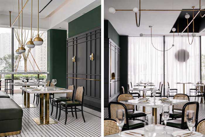 210m2許昌西餐廳裝修設(shè)計效果圖