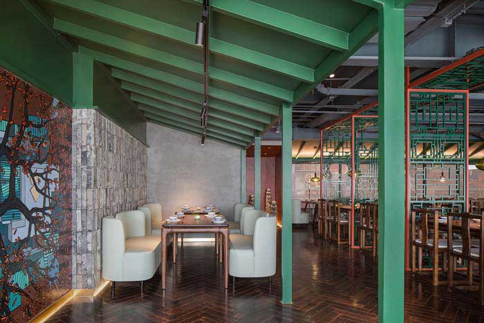 260平米鄭州精品餐廳設計效果圖