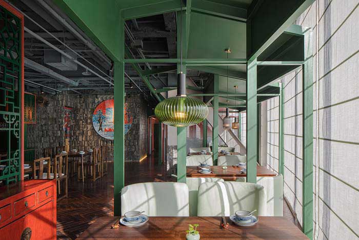 260平米鄭州精品餐廳設計效果圖