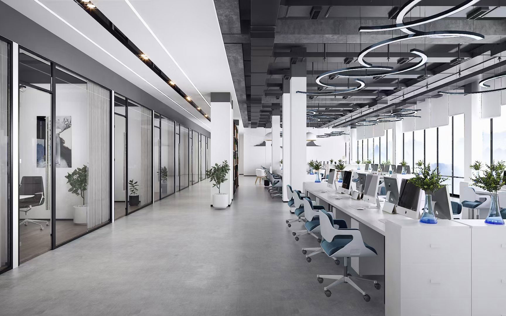 新鄉工業風辦公室裝修設計案例