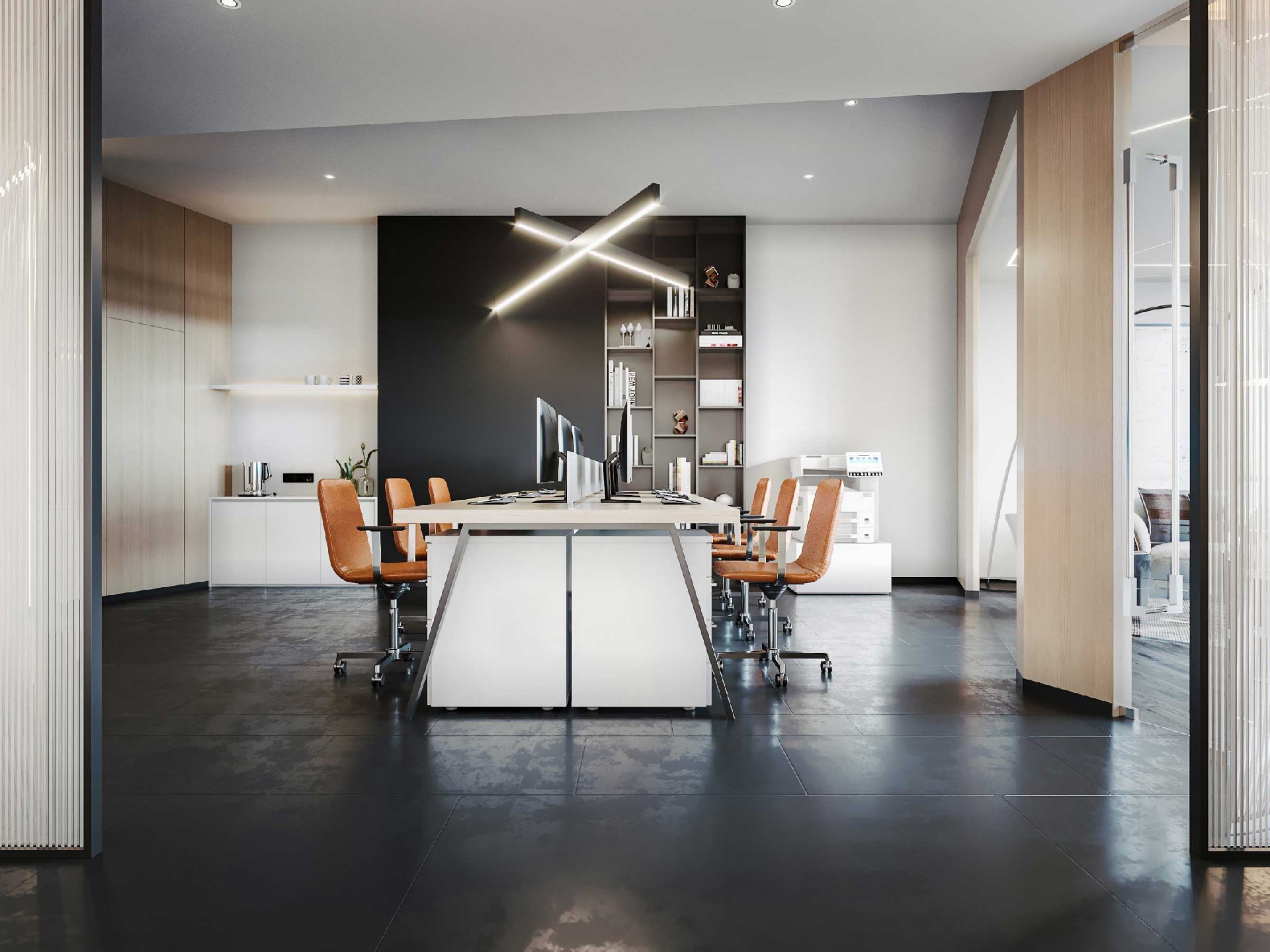 650平米傳媒公司辦公室設(shè)計效果圖