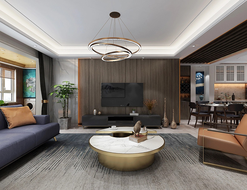 300平米聯(lián)排別墅裝修設(shè)計效果圖