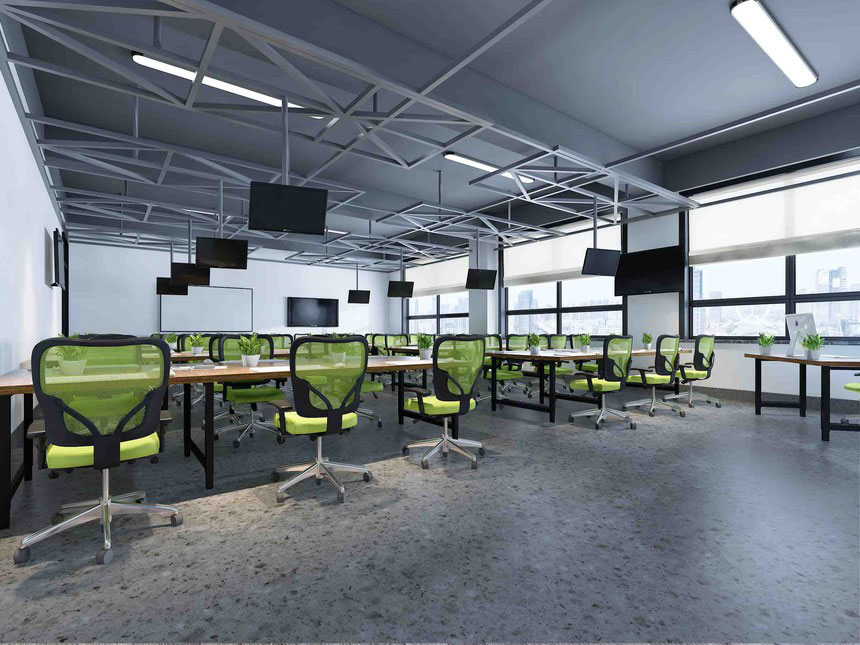 鄭州電商公司辦公室設計裝修效果圖