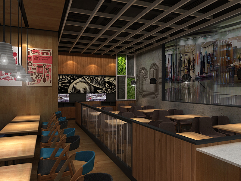 100平米線店面設(shè)計裝修效果圖