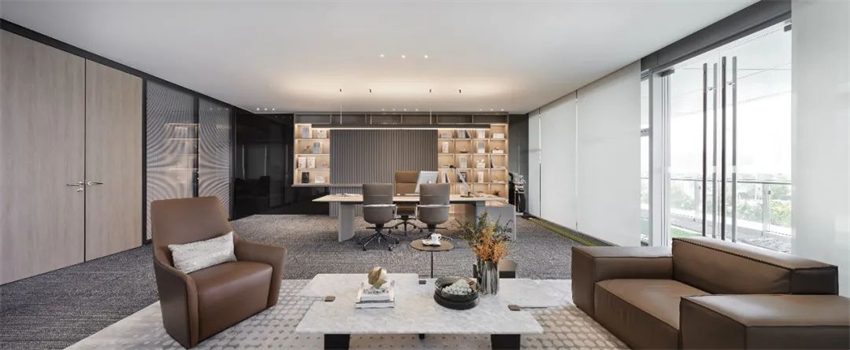 1050平金融公司辦公空間設(shè)計效果圖