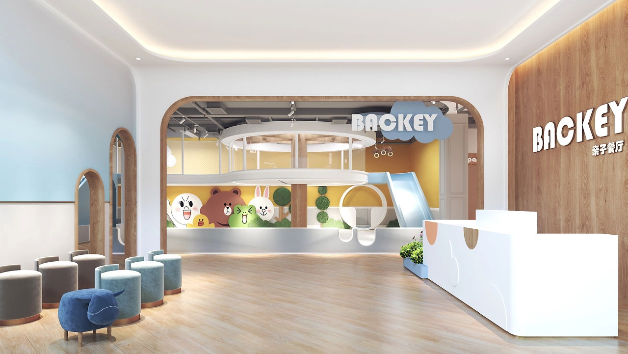 235平米親子餐廳裝修設(shè)計效果圖