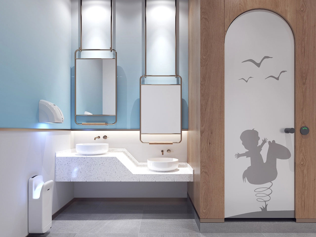 235平米親子餐廳裝修設(shè)計效果圖