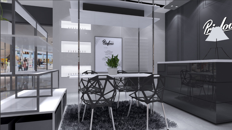 52平米鄭州品牌首飾門店設(shè)計(jì)效果圖