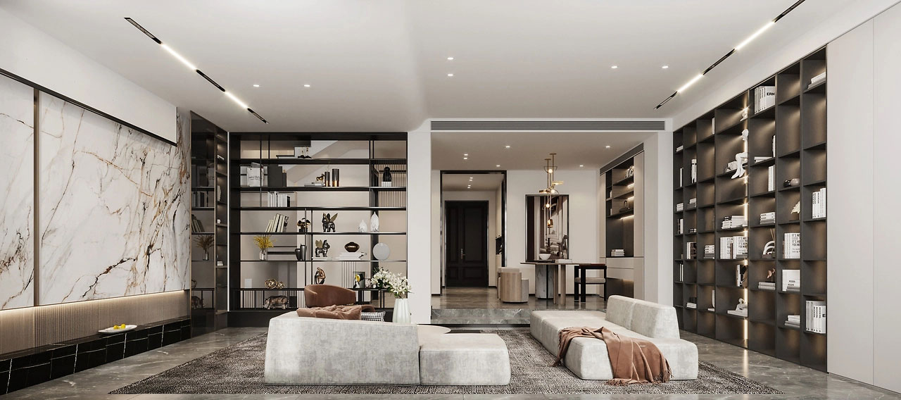 320平米鄭州別墅裝修設(shè)計效果圖