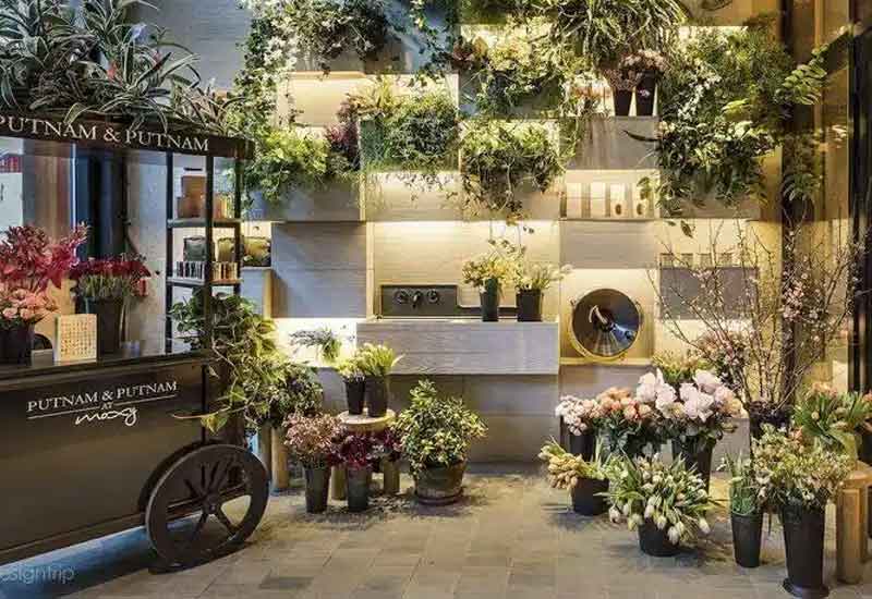 鄭州花店裝修設計：自然氛圍與鮮花保鮮展示區規劃