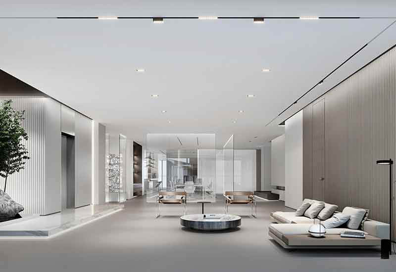 鄭州辦公室接待室裝修：溫馨專業的設計思路