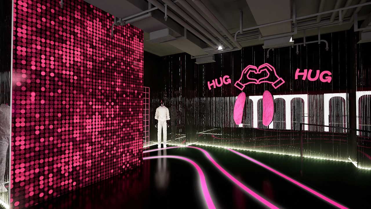 85平米鄭州直播間設計效果圖