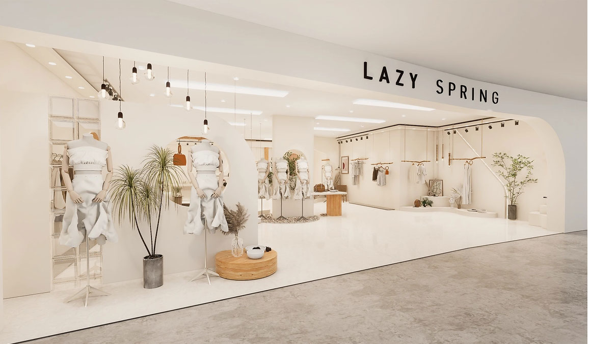 200平米鄭州服裝門店直播間設計效果圖