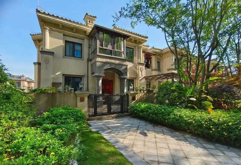 鄭州別墅設計：聯(lián)排別墅的庭院與室內融合設計