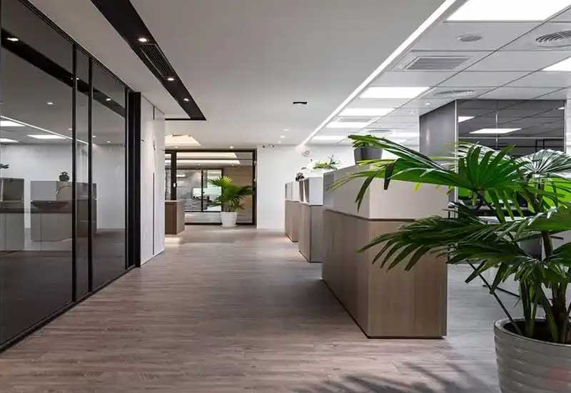 鄭州寫字樓裝修設計的照明方案:不同區域的燈光選擇