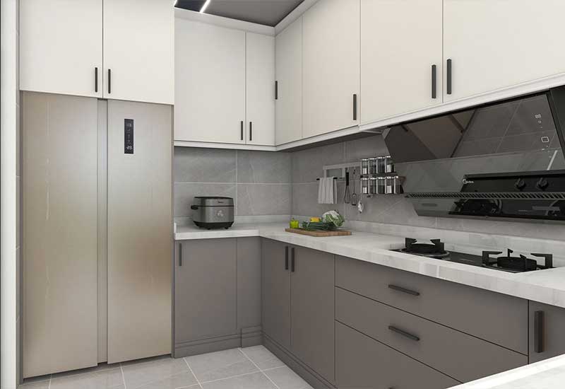 鄭州室內裝修設計：廚房瓷磚怎么選？防滑及 易清潔款式