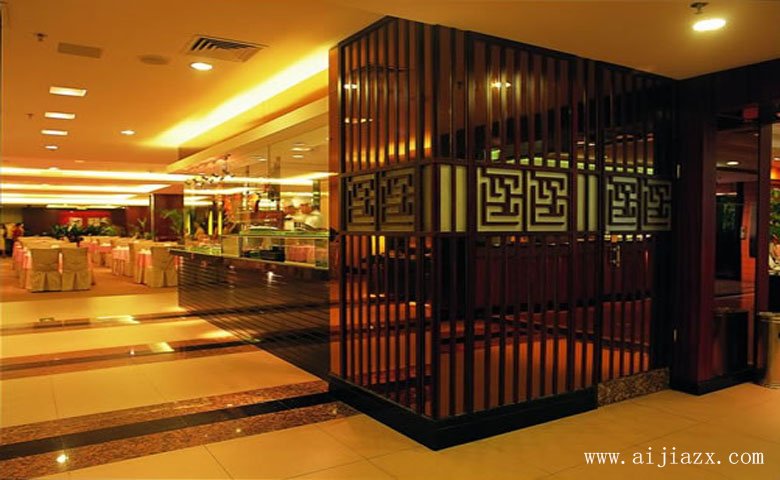 環(huán)境優(yōu)雅的中式風格茶樓玄關裝修效果圖