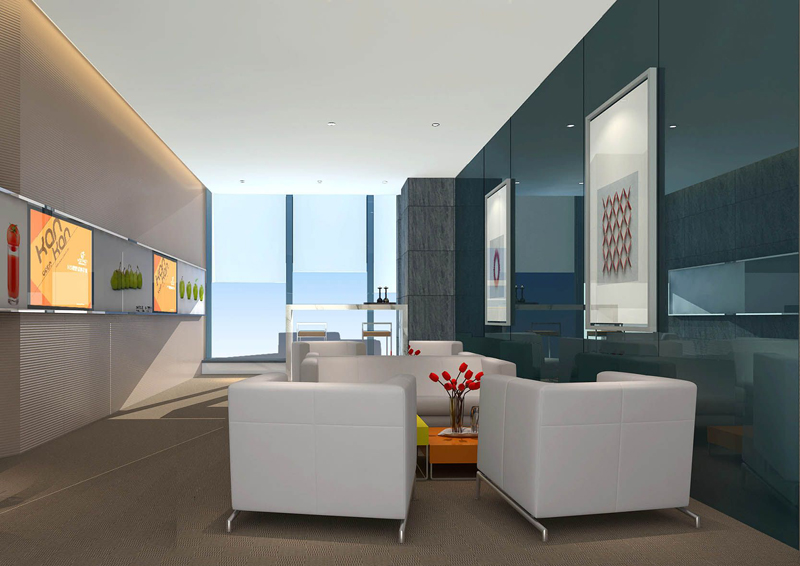 有條理的鄭州辦公室裝修設計，讓人賞心悅目